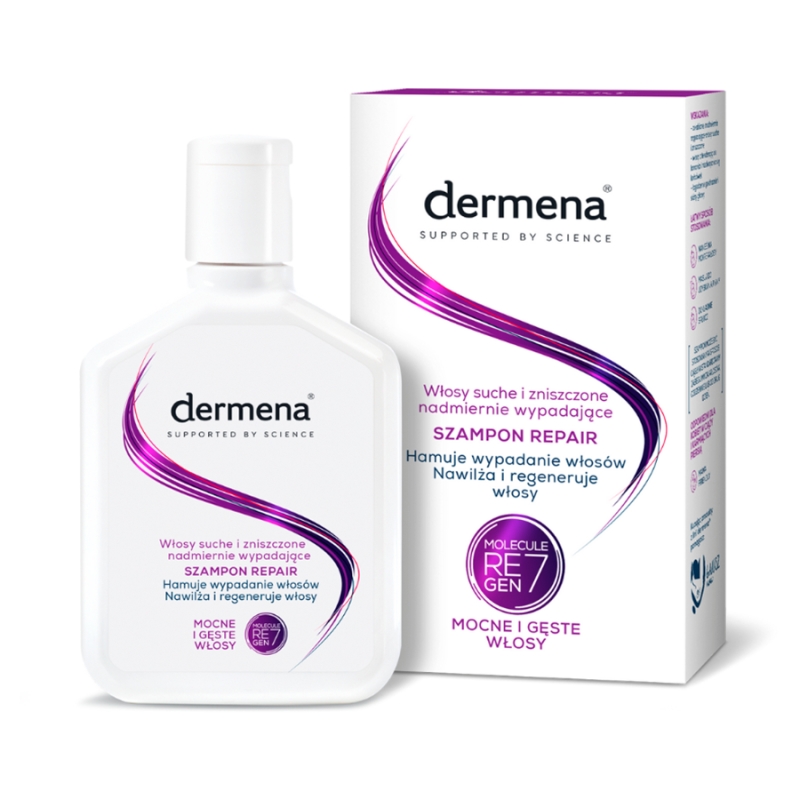 Dermena Repair, szampon do włosów suchych, 200 ml