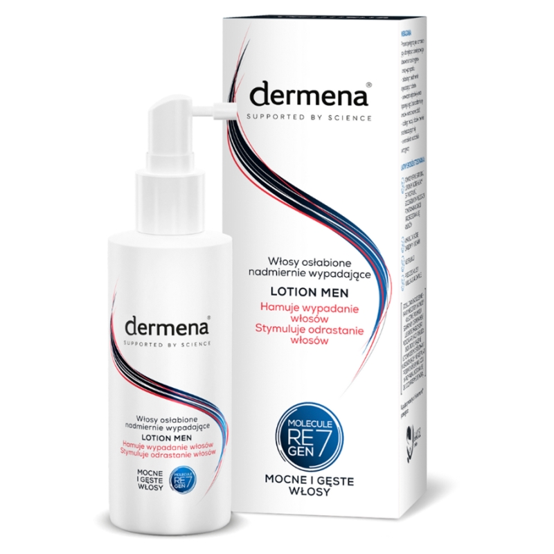 Dermena Men Lotion, do włosów osłabionych i nadmiernie wypadających, 150 ml