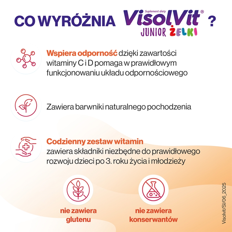 VisolVit Junior żelki, 50 szt.