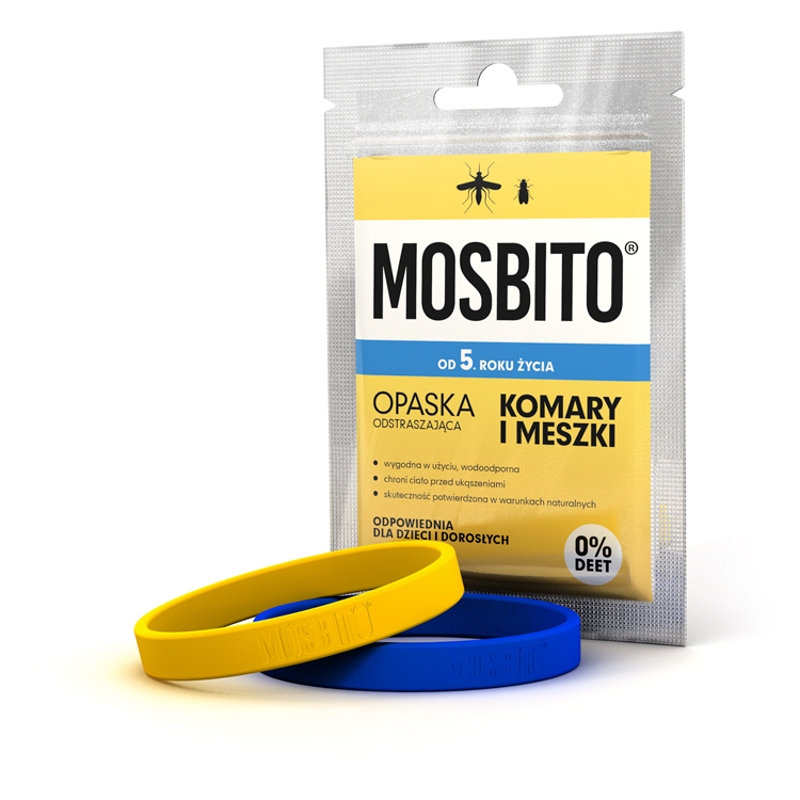 MOSBITO , opaska odstraszająca komary, 1 szt.