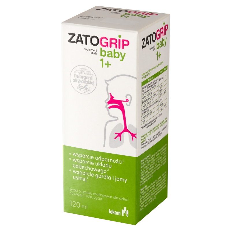 Zatogrip Baby 1+, syrop, 120 ml