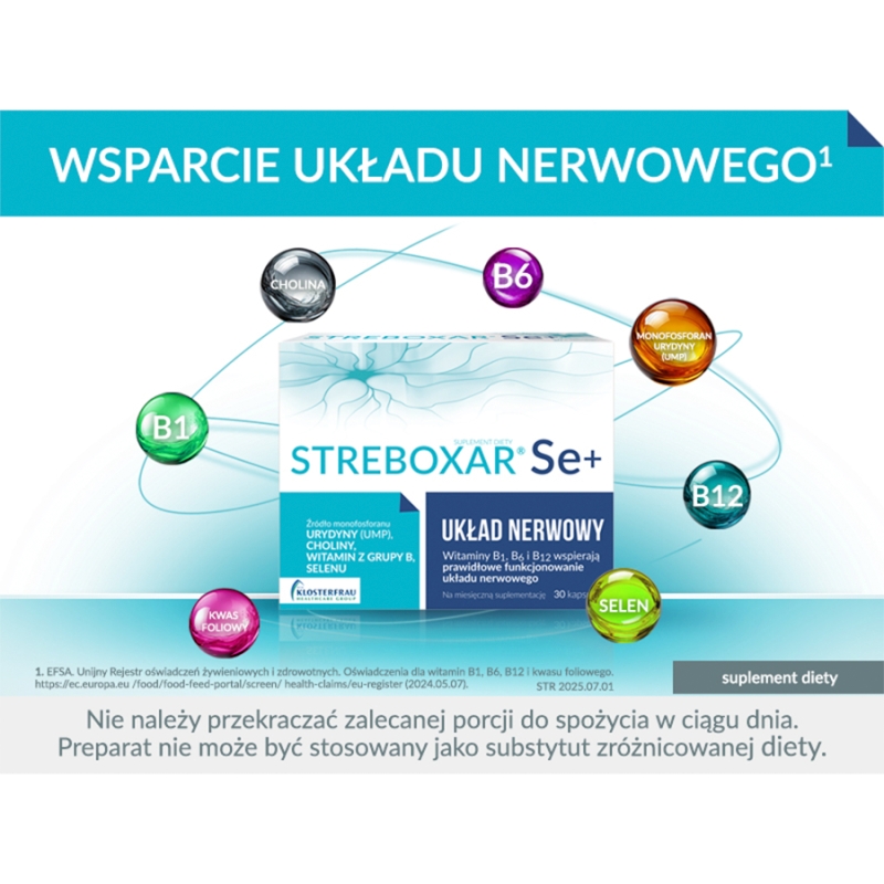 Streboxar Se+, 30 kapsułek