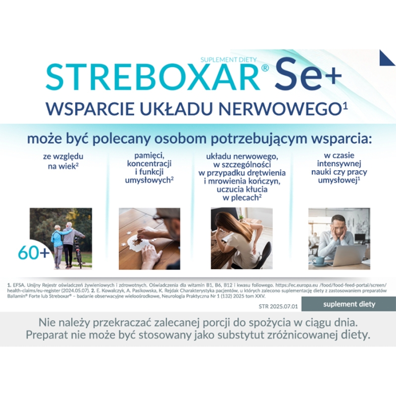 Streboxar Se+, 30 kapsułek