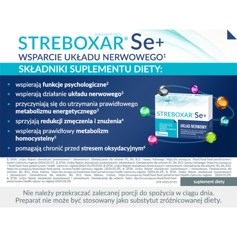 Streboxar Se+, 30 kapsułek