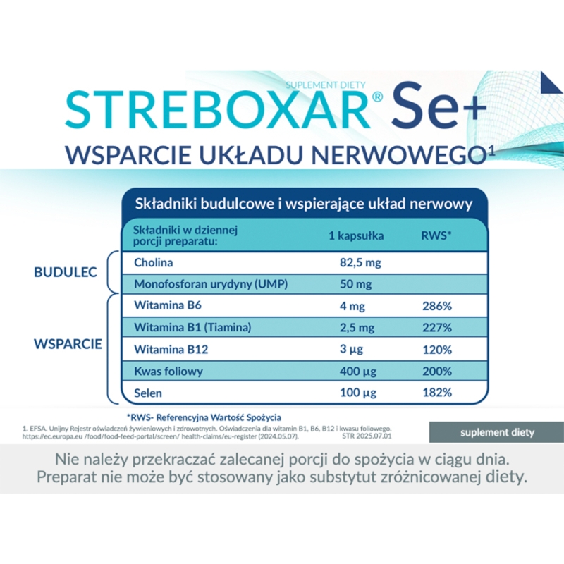 Streboxar Se+, 30 kapsułek