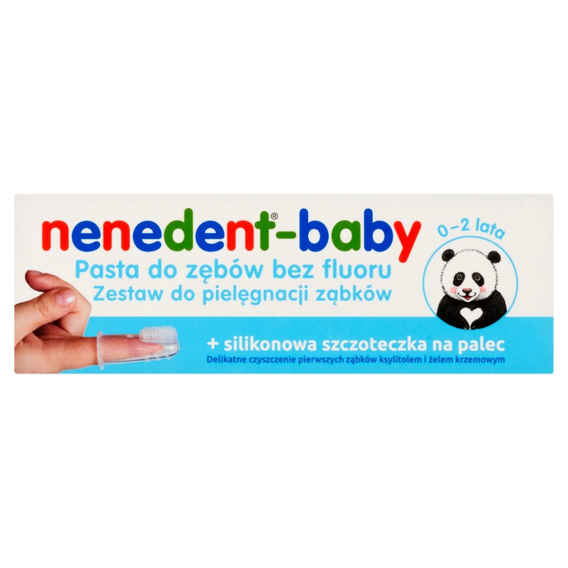 Nenenet-baby, zestaw: pasta do zębów 20 ml + szczoteczka dla dzieci od 6 do 24 miesiąca życia