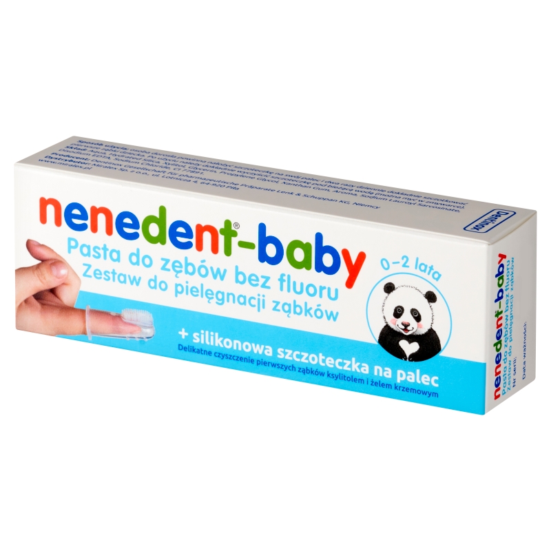 Nenenet-baby, zestaw: pasta do zębów 20 ml + szczoteczka dla dzieci od 6 do 24 miesiąca życia