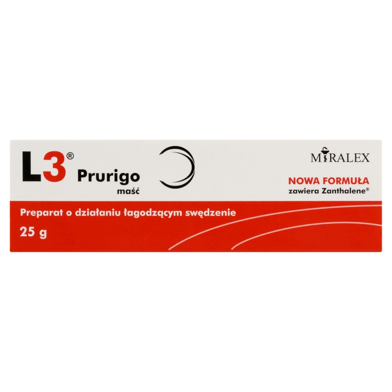 L3 Prurigo, maść łagodząca swędzenie skóry, tuba 25 g + aplikator