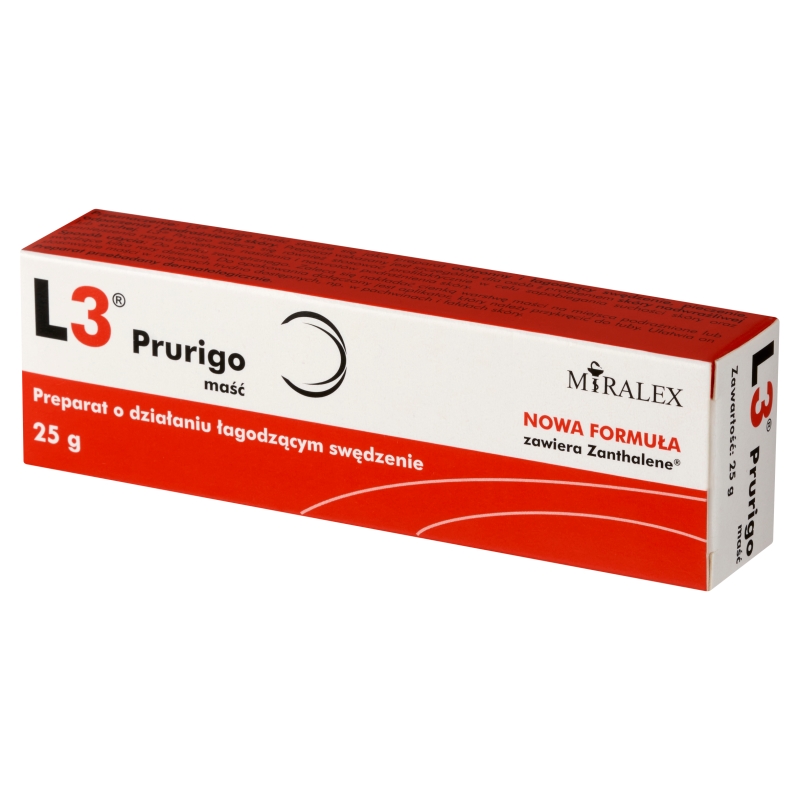 L3 Prurigo, maść łagodząca swędzenie skóry, tuba 25 g + aplikator