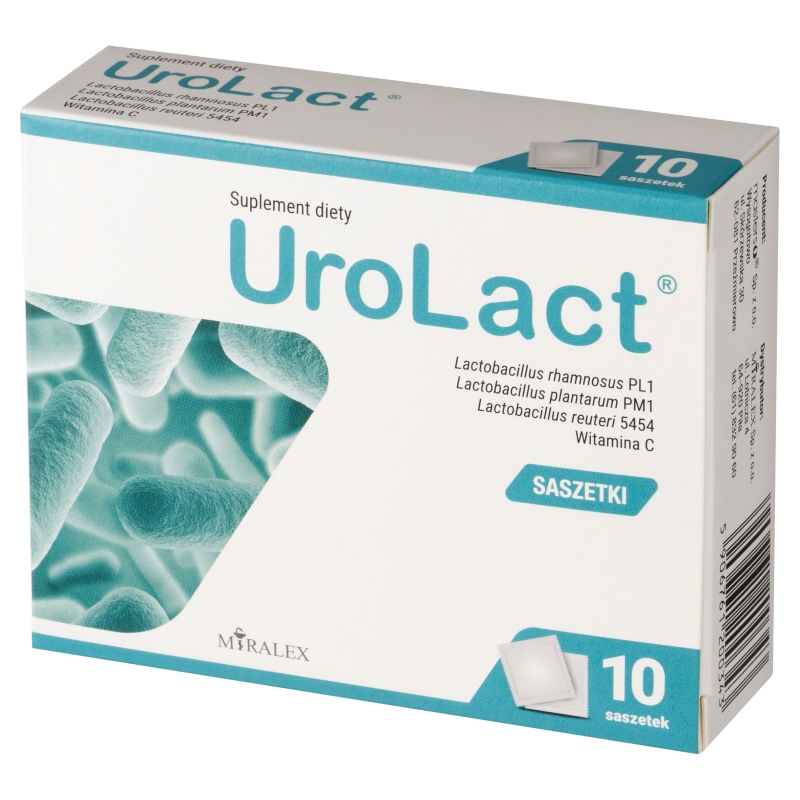 Urolact, doustny probiotyk urologiczny, 10 sasz. po 2 g