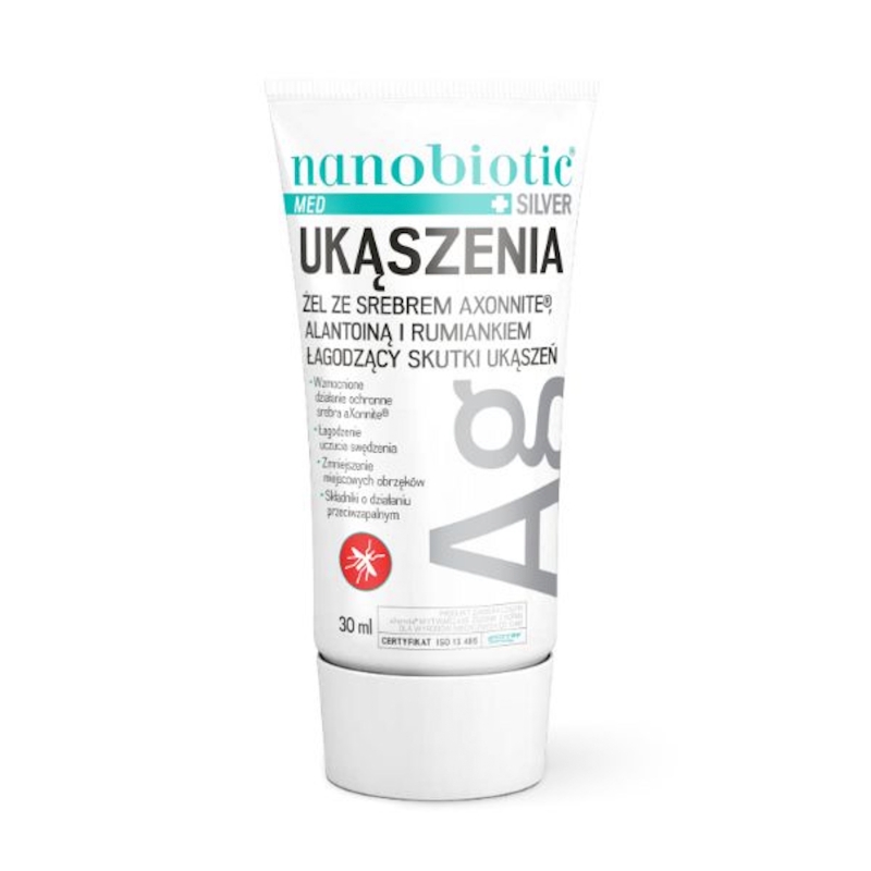 Nanobiotic Med Silver, żel na ukąszenia, 40 g