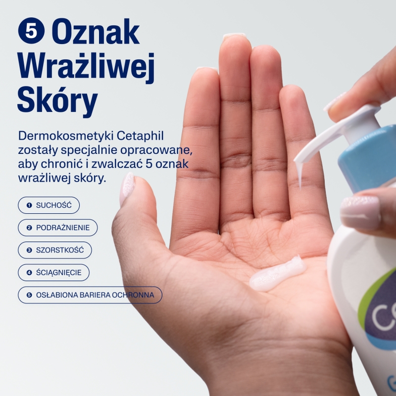 Cetaphil EM emulsja do mycia, micelarna do skóry suchej, wrażliwej, 500 ml