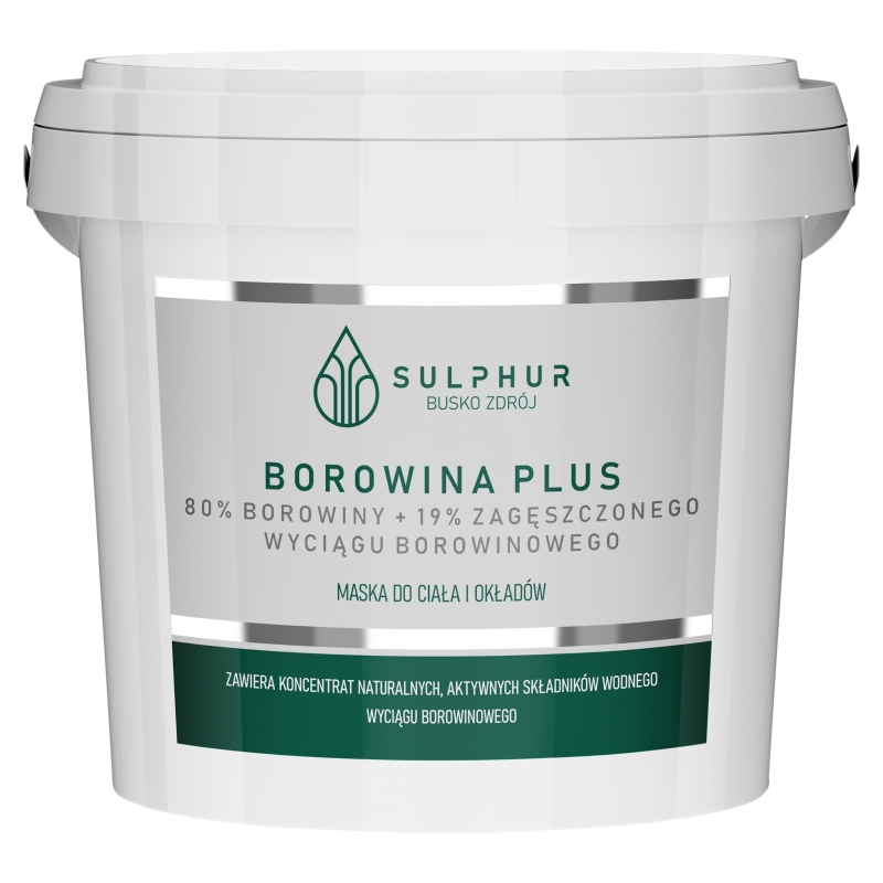Sulphur Borowina Plus, maska do ciała i okładów  1kg