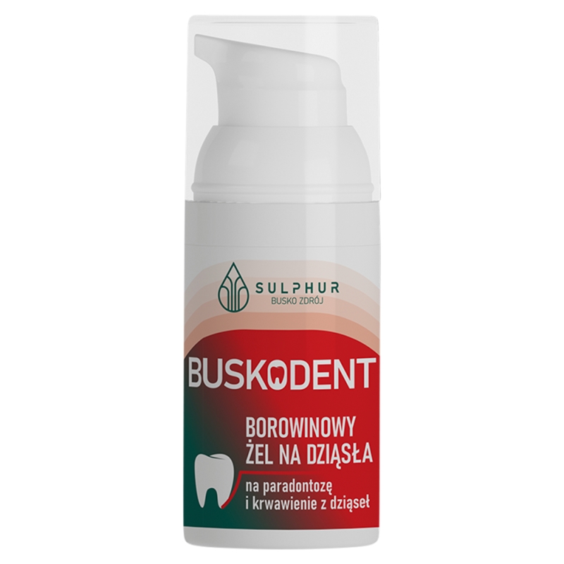Buskodent borowinowy żel na dziąsła, 35g