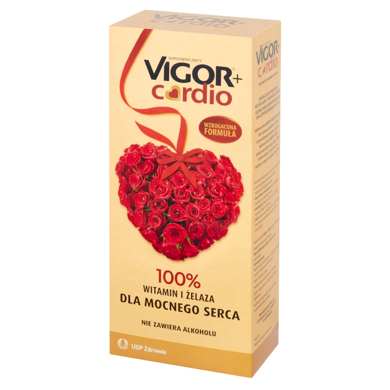 Vigor Cardio, płyn ze składnikami wspierającymi pracę serce, 1000 ml