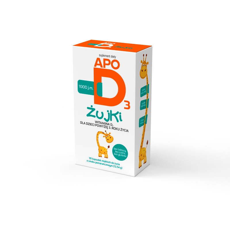 ApoD3 Żujki, 30 kapsułek do żucia