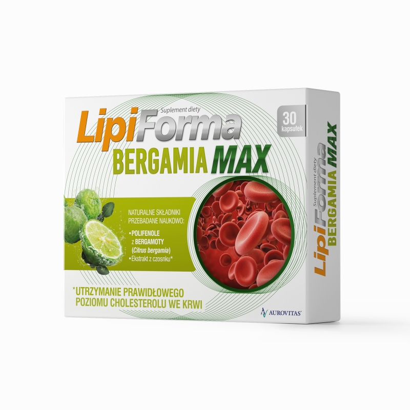 Lipiforma Bergamia Max 30 kapsułek twardych