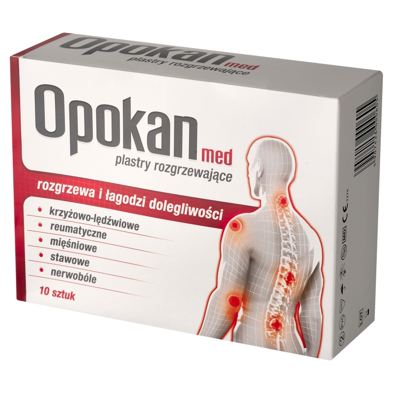 Opokan Med, plastry rozgrzewające, 10 szt.