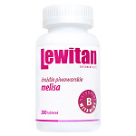 Lewitan drożdże piwowarskie z melisą tabletki z naturalnymi witaminami z grupy B, 200 szt.