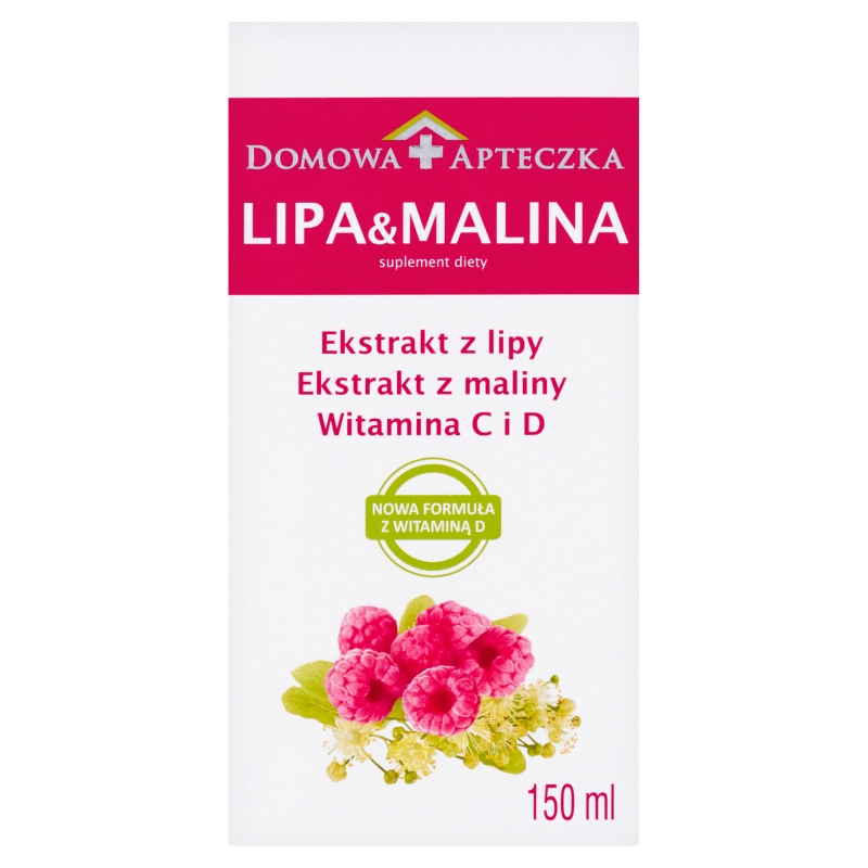 Lipa & Malina, płyn ze składnikami wzmacniającymi odporność, 150 ml