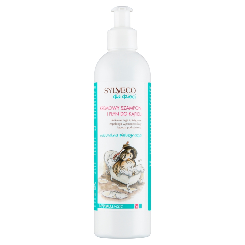 Sylveco Dla Dzieci, kremowy szampon i płyn do kąpieli, 300 ml