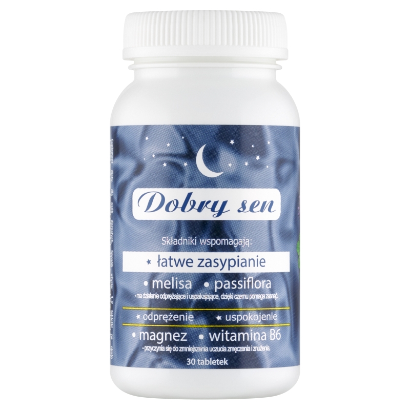 Dobry Sen , tabletki z melisą i magnezem, 30 szt.