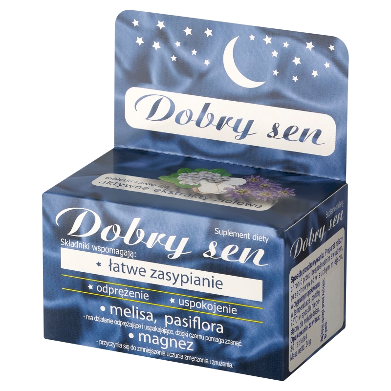 Dobry Sen , tabletki z melisą i magnezem, 30 szt.