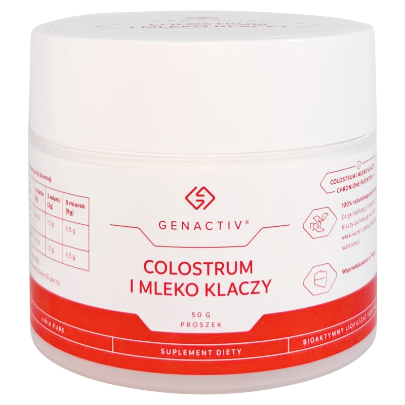 Genactiv Colostrum I Mleko Klaczy, proszek, 50 g