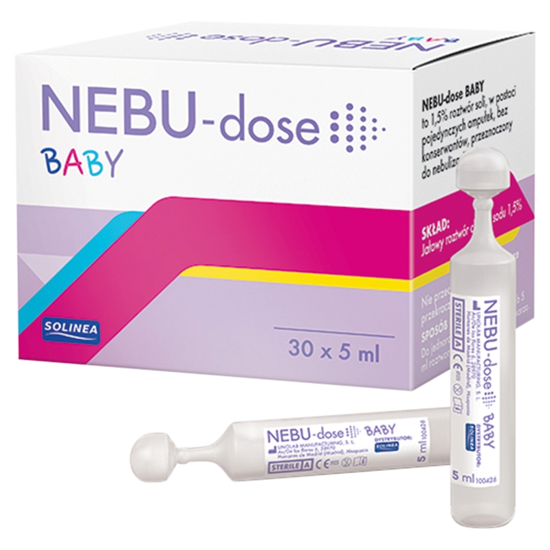 NEBU-dose BABY, płyn do inhalacji, 30 ampułek x 5 ml