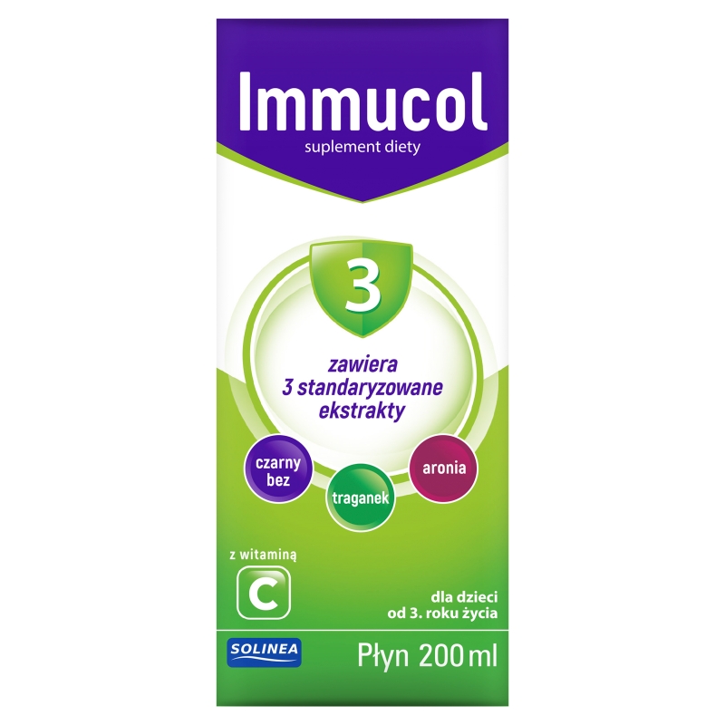 Immucol 3, płyn, 200 ml KRÓTKA DATA 30.11.2026