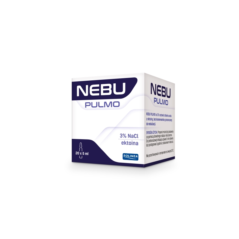 NEBU PULMO 3%, roztwór do inhalacji, 20 ampułek 5 ml
