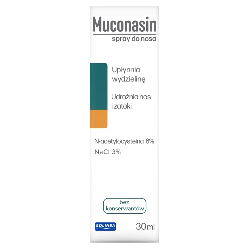 MUCONASIN, spray do nosa, 30 ml