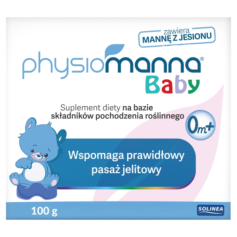 Physiomanna Baby, proszek na zaparcia dla dzieci, 100 g