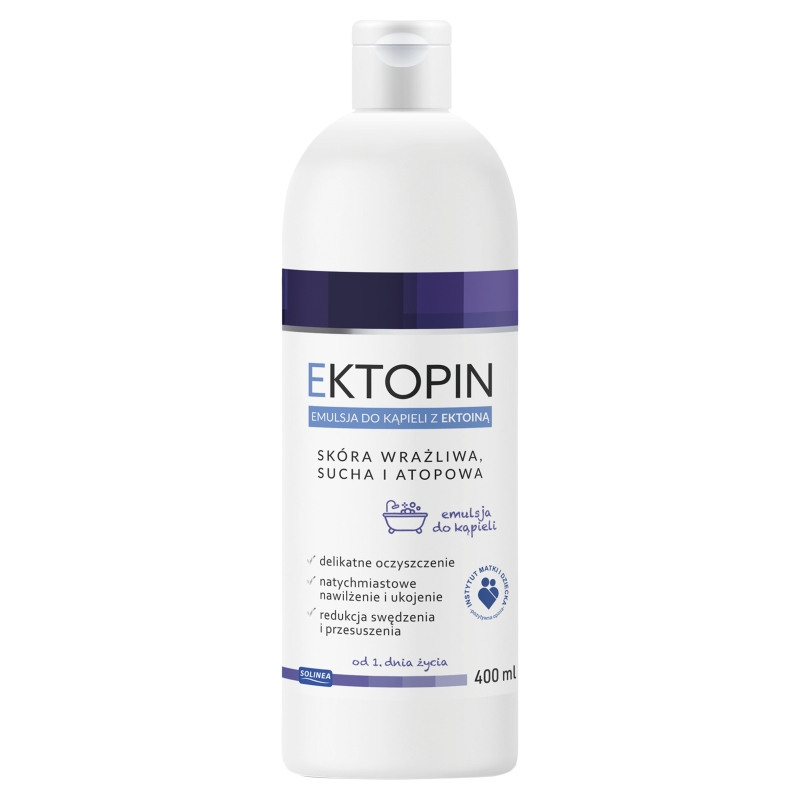Ektopin, emulsja do kąpieli z ektoiną, 400 ml