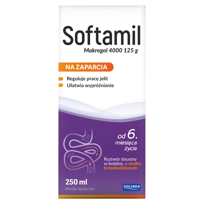 Softamil, roztwór doustny, na zaparcia, 250 ml