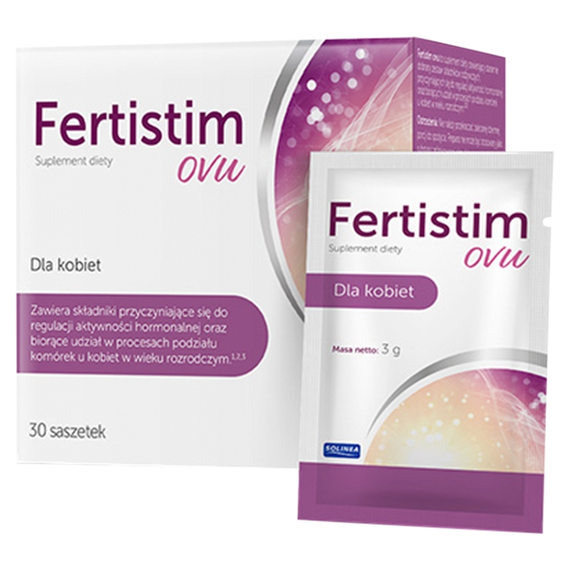 Fertistim Ovu, saszetki, smak owoce leśne, 30 szt.