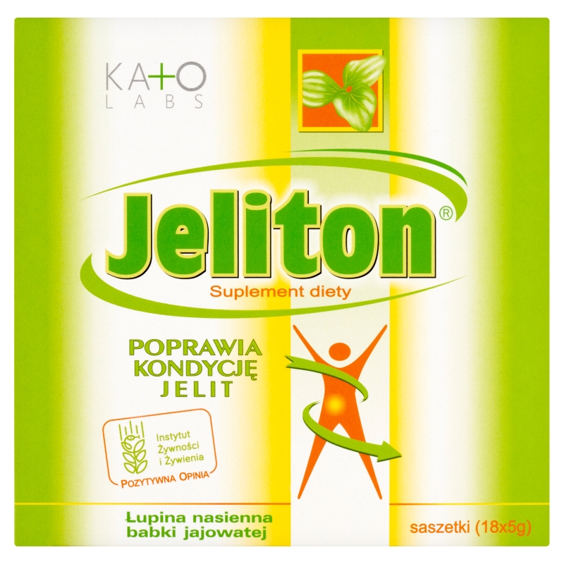Jeliton, saszetki ze składnikami wspierającymi prawidłową pracę jelit, 18 szt.