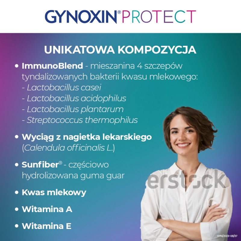 Gynoxin Protect, globulki dopochwowe regenerujące śluzówkę pochwy, 10 x 2g