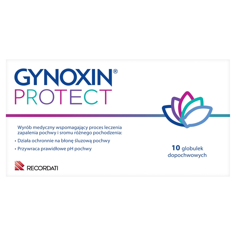 Gynoxin Protect, globulki dopochwowe regenerujące śluzówkę pochwy, 10 x 2g
