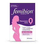 Femibion 0 Planowanie ciąży tabletki ze składnikami uzupełniającymi dietę w foliany, 28 szt.