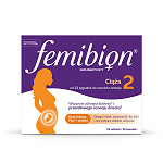 Femibion 2 Ciąża uzupełnienie diety u kobiet od 13. tygodnia ciąży, 28 tabletek + 28 kapsułek