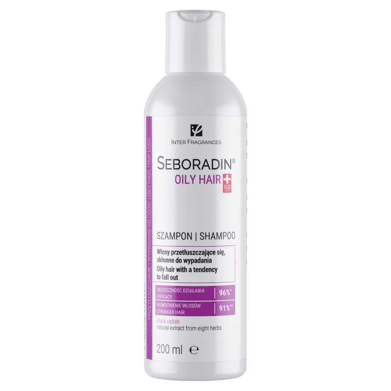 Seboradin Oily Hair , szampon do włosów przetłuszczających się, 200 ml