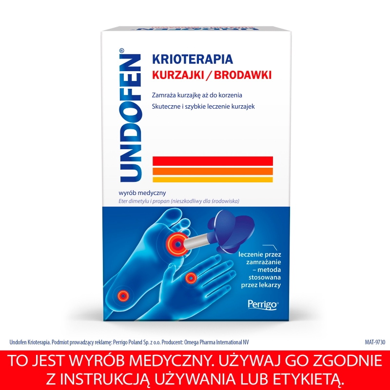Undofen Krioterapia, aerozol na kurzajki i brodawki, 50 ml