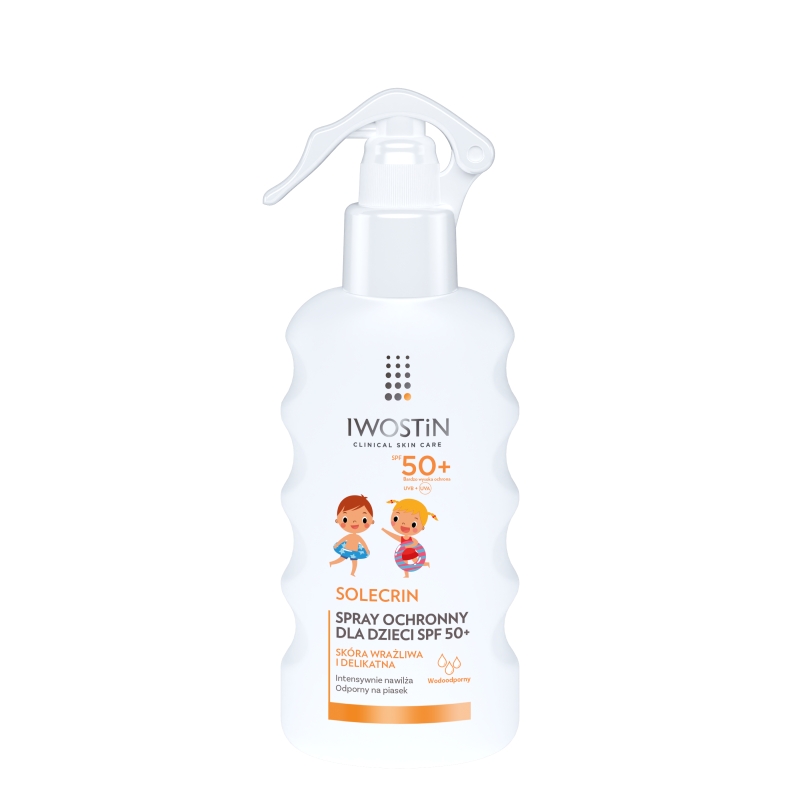 Iwostin Solecrin, spray ochronny SPF 50+ dla dzieci, 175 ml