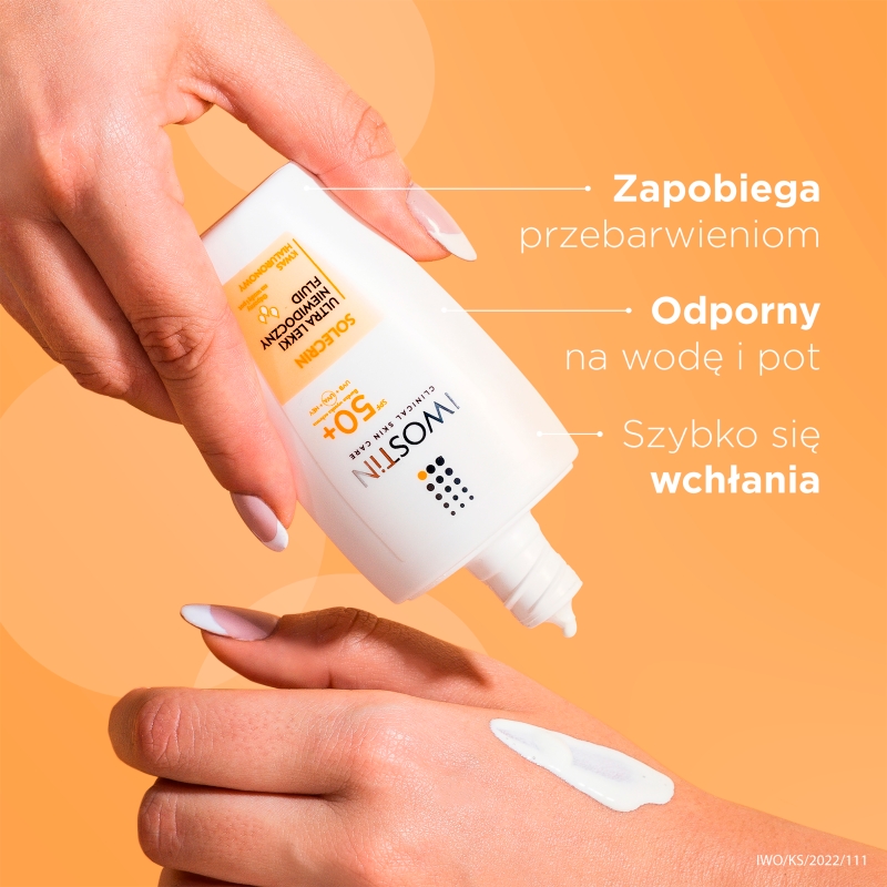 Iwostin Solecrin, fluid ultra lekki do skóry wrażliwej  SPF 50+, 40 ml