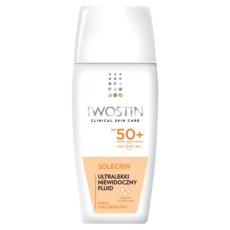 Iwostin Solecrin, fluid ultra lekki do skóry wrażliwej  SPF 50+, 40 ml