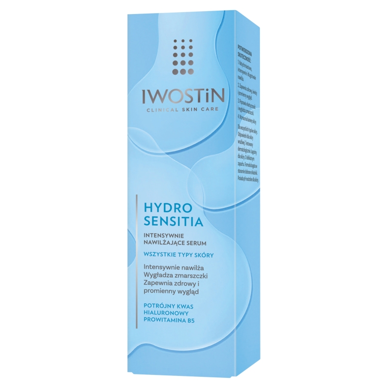 Iwostin Hydro Sensitia, serum intensywnie nawilżające do wszystkich typów skóry, 30 ml