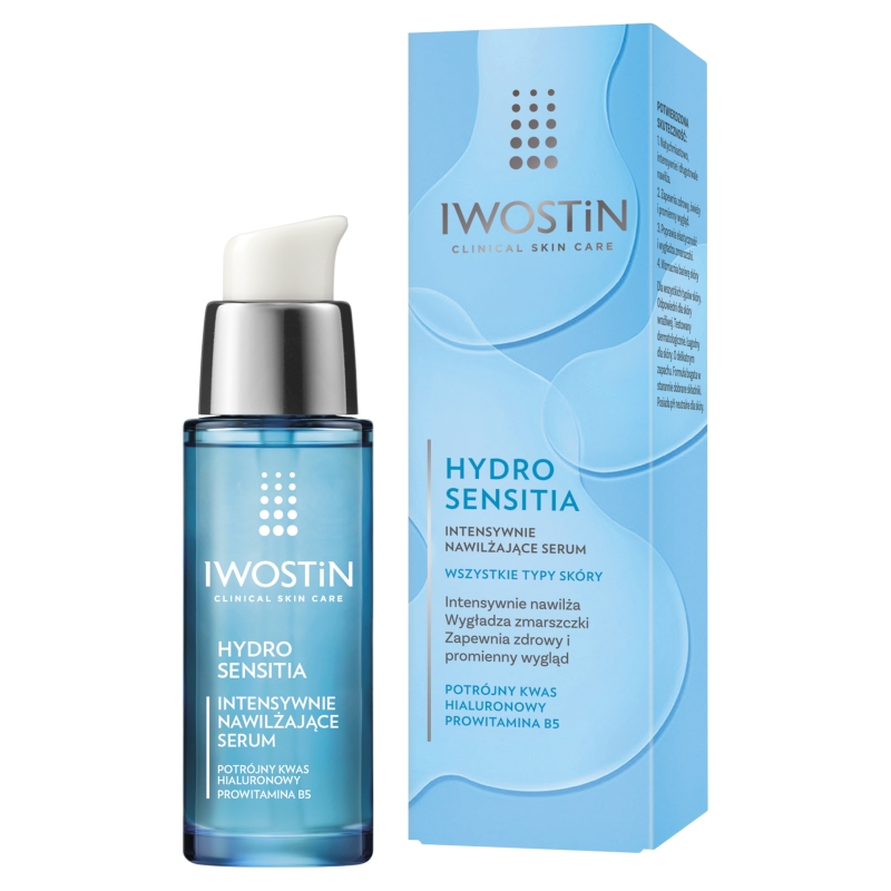 Iwostin Hydro Sensitia, serum intensywnie nawilżające do wszystkich typów skóry, 30 ml