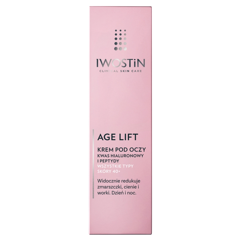 Iwostin Age Lift,  krem pod oczy na dzień i noc do wszystkich typów skóry 40+, 15 ml