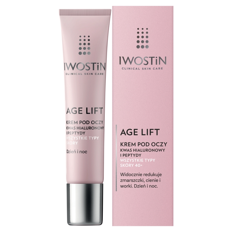 Iwostin Age Lift, krem pod oczy na dzień i noc do wszystkich typów skóry 40+, 15 ml